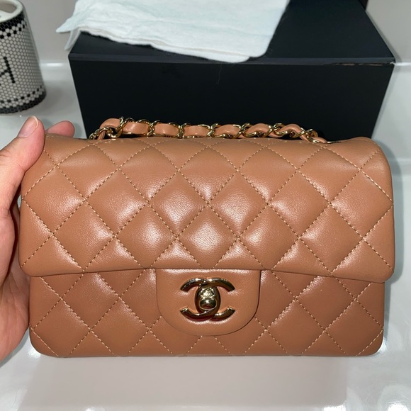 SOLD NEW Chanel Carmel Mini Rectangle - Picture 11 of 11